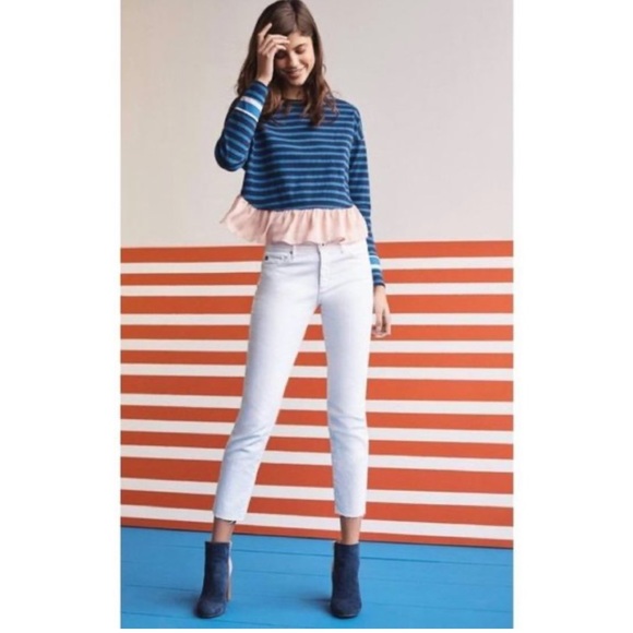 ANTHROPOLOGIE Deletta Ruffled Rugby Pullover - Picture 3 of 7